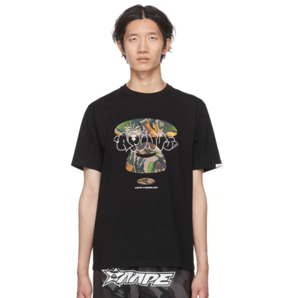 NWT BAPE Graffiti Printed Tee